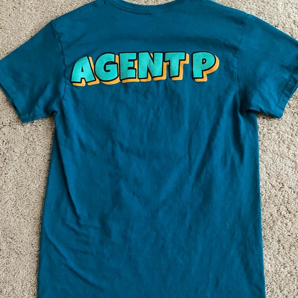 Disney Graphic T-Shirt; Perry the Platypus; SZ M - Picture 2 of 4